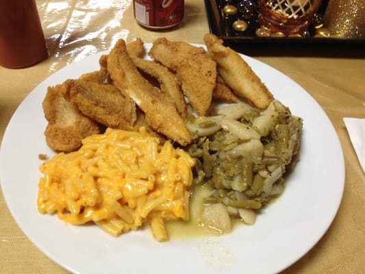 Southern soul food plate
