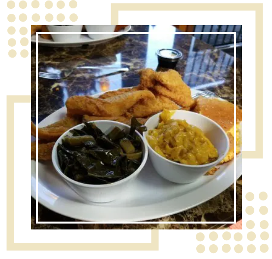 Fried fish seafood Southern food