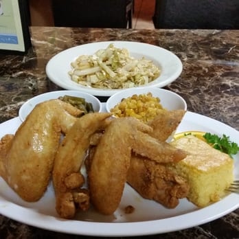 Southern food plated dish
